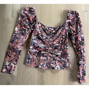 A.L.C. Chandler Floral Cotton Top - Size 10 - New with Tags